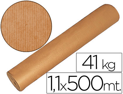 Bobina papel kraft FABRISA 1,10x500m marrón 15773