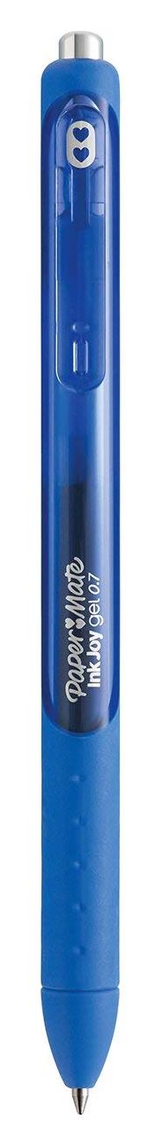 Bolígrafo gel retráctil PAPER MATE Inkjoy azul