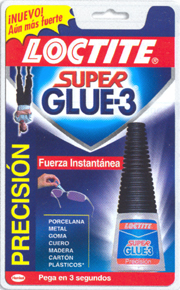 Pegamento LOCTITE Super Glue 5g + limpiapegamento 