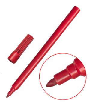 Rotulador fibra TRATTO Oficce 0,8mm rojo Caja 12