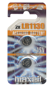 Pila micro alcalina MAXELL LR1130-B2 MXL Blister 2
