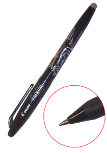 Bolígrafo borrable PILOT Frixion Ball 07mm negro