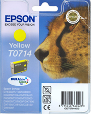 Tinta EPSON T0714 amarillo C13T07144012 245 pginas