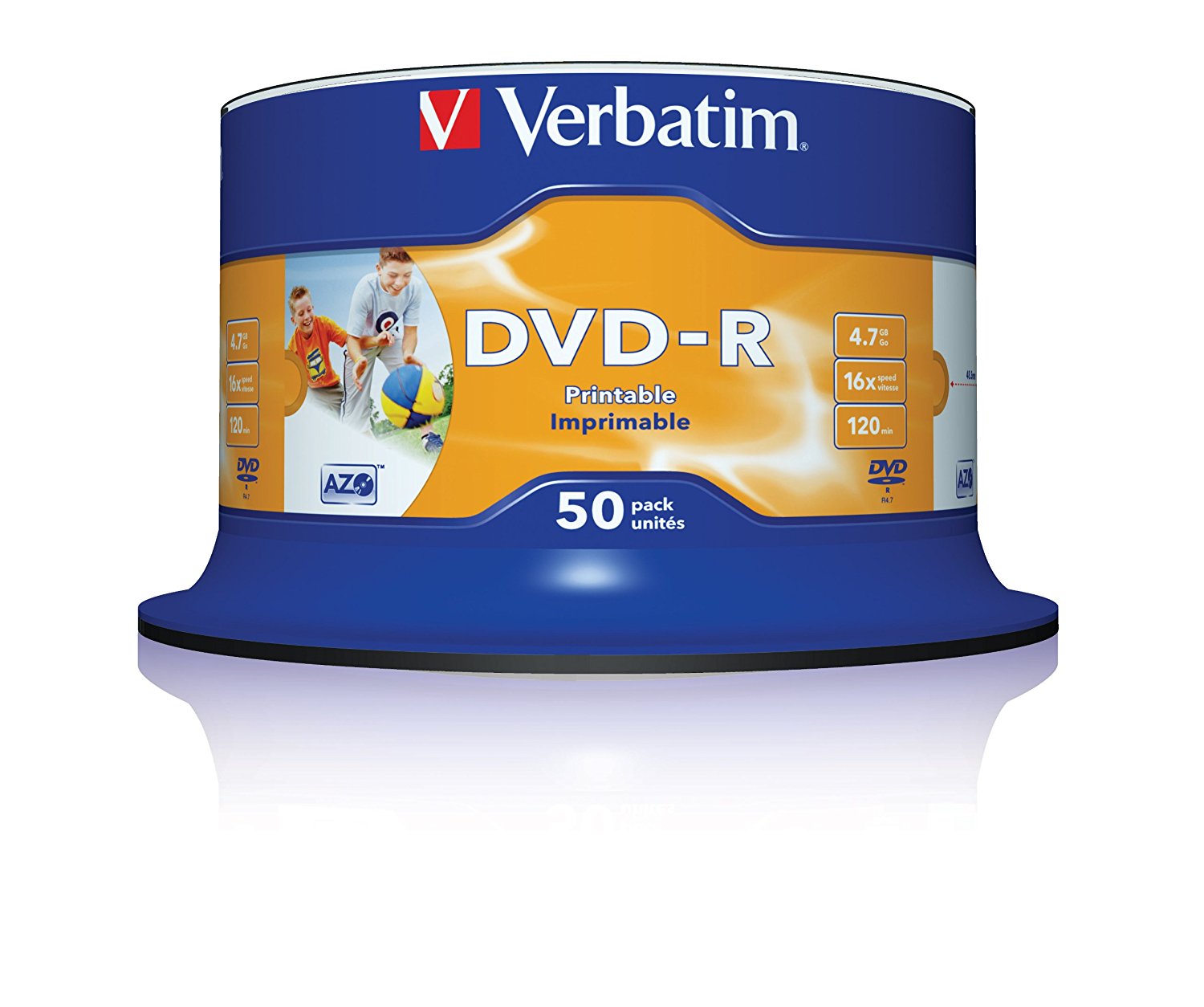 DVD-R Printable VERBATIM 4.7Gb Bobina 50 43533