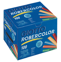 Tiza color antipolvo ROBERCOLOR  Caja 100 surtidos