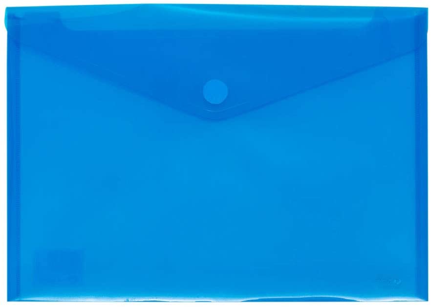 Sobre plstico  DISNAK velcro F azul W209A