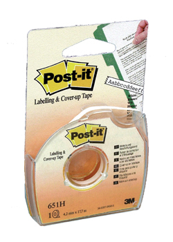Cinta correctora papel POST-IT 18x4 1 linea 651-HD