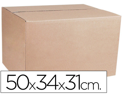 Caja embalaje cartn FIXO canal sencillo 500x340x310mm