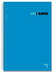 Cuaderno SUPERBLOCK T.Dura 4 5x5 160h microperfor 60g 