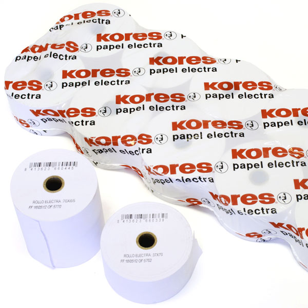 Rollos papel Electra KORES 76,5x60 Pack 10 66622400