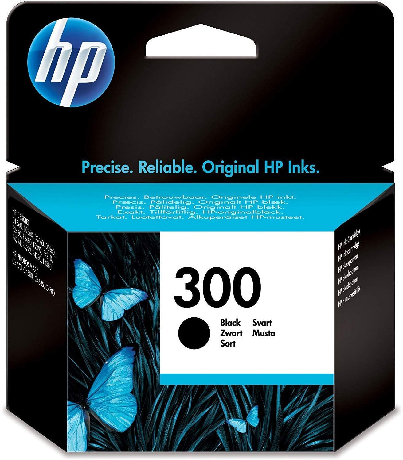 Tinta HP N300 negra CC640EE 200 pginas