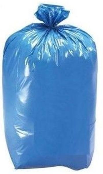 Bolsa basura 100L galga 100 85x105mm azul Pack 10