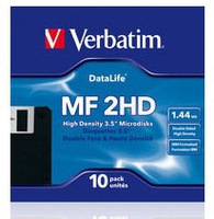 Disketes Verbatim DS/HD IBM caja de 10