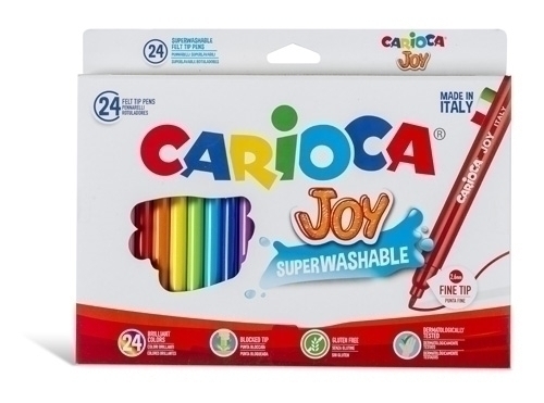 Rotulador CARIOCA Joy punta fina Caja 24 40615 