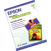 Papel autoadhesivo EPSON A4 167g 10h C13S041106
