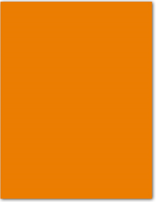 Cartulina IRIS A4 185g naranja Pack 50