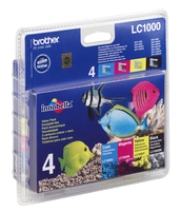 Tinta BROTHER LC1000VALBP Pack negro + color 