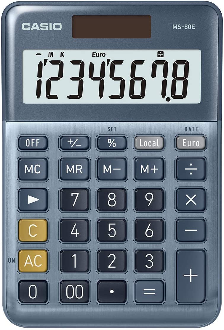 Calculadora sobremesa CASIO  MS-80E 8 dgitos 