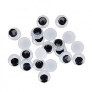 Ojos mviles adhesivos FIXO  4mm negro Pack 100