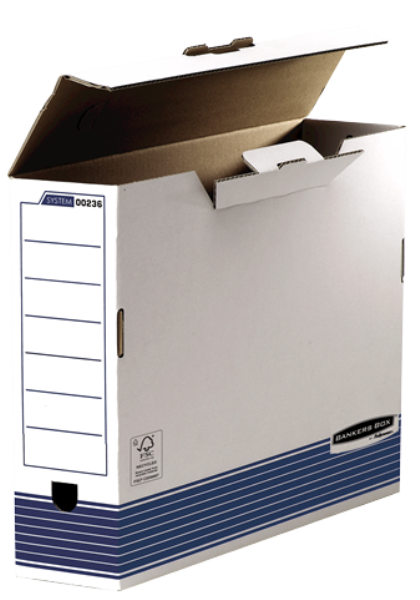 Caja archivo BANKERS BOX System A4  80mm Pack 10 26401