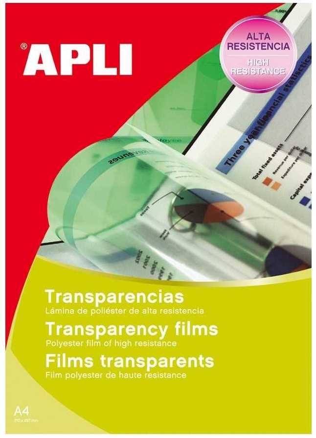 Transparencia APLI inkjet autoadhesiva Pack 10 10290