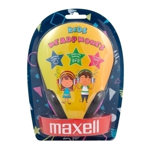 Auriculares diadema MAXELL Kids rosa M250