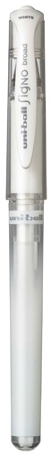 Rollerball gel UNI-BALL Signo Broad UM-153 blanco