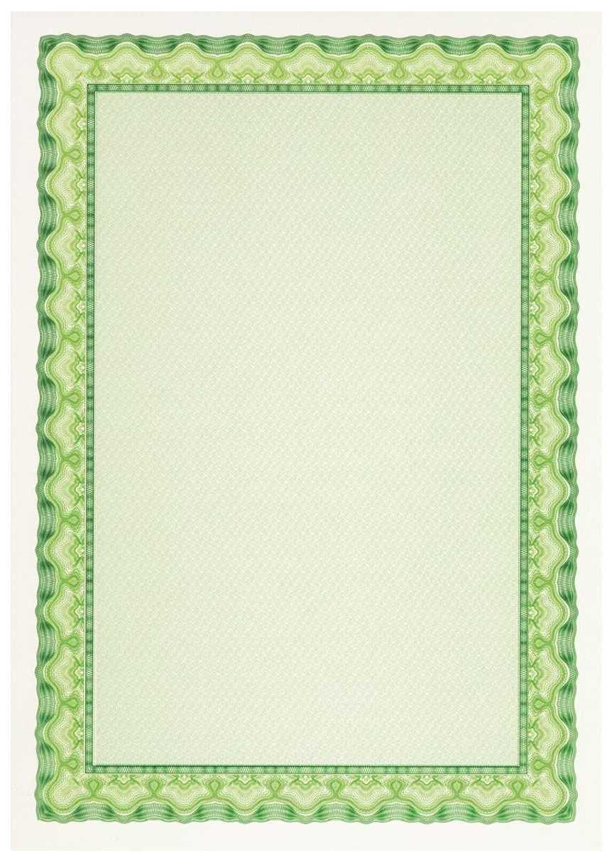 Papel diploma APLI verde esmeralda Pack 10h 11969