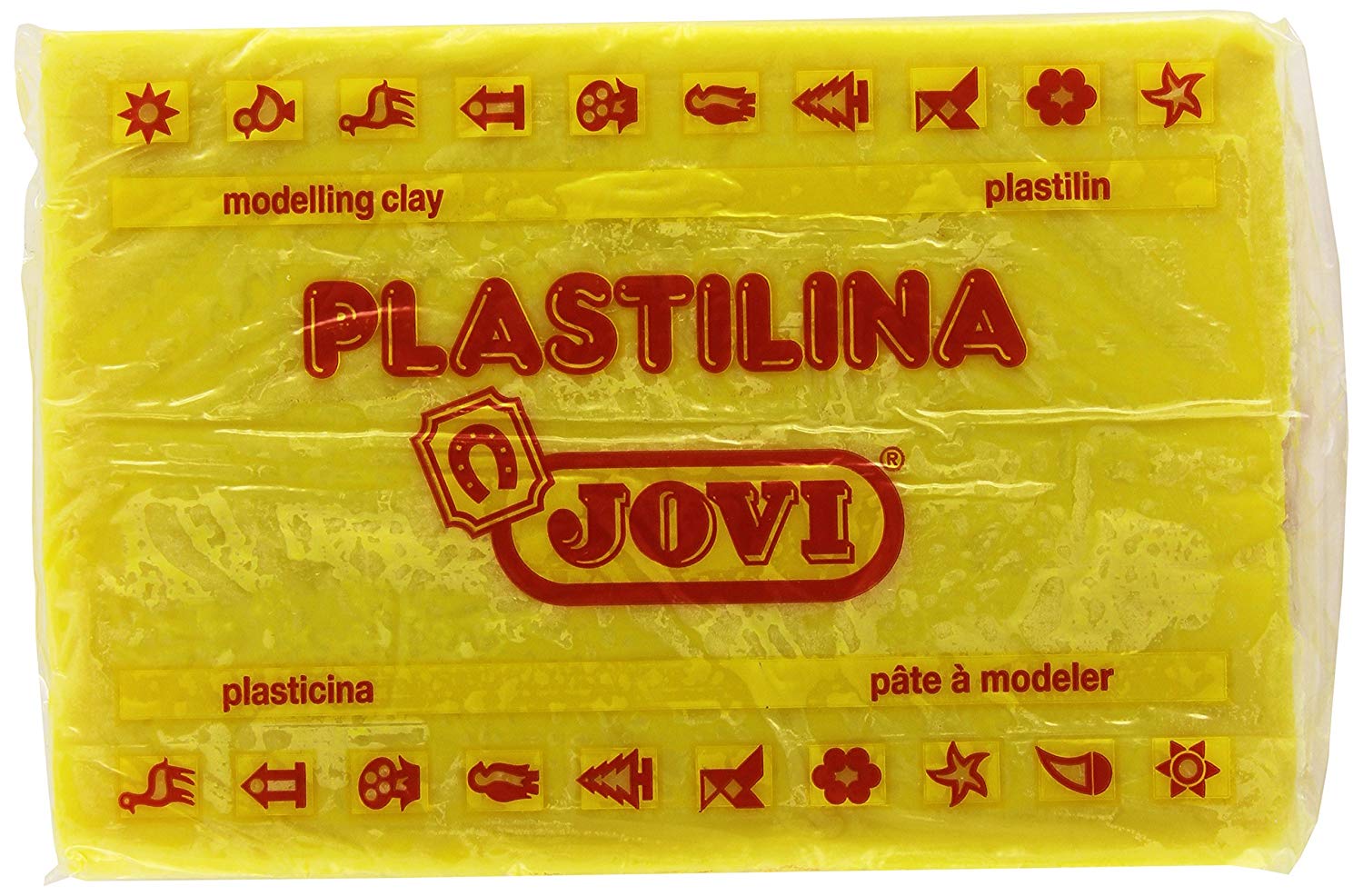 Plastilina JOVI 350gr amarillo 72/02