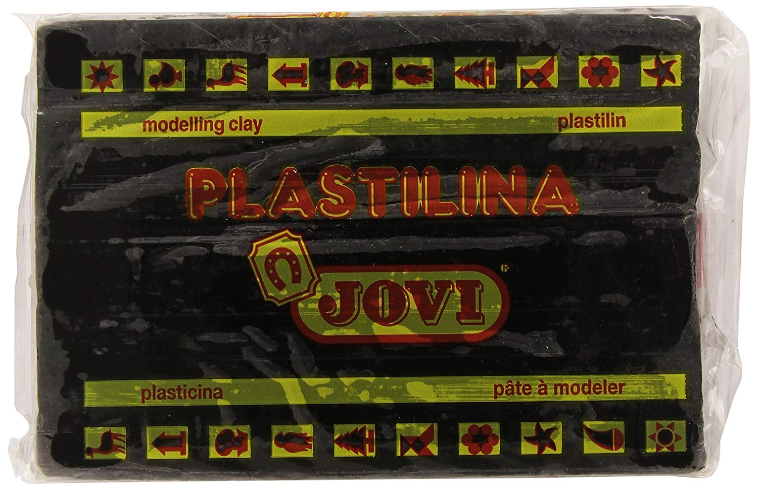 Plastilina JOVI 350gr negro 72/15