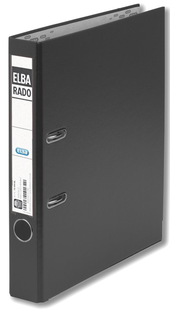 Archivador AZ PVC ELBA Rado Plast A4 50mm negro
