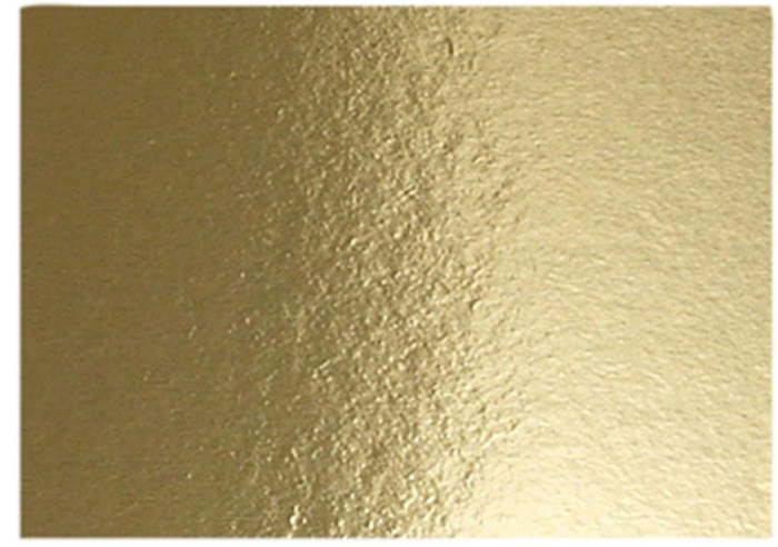 Cartulina metalizada IRIS 50x65 280g oro Paquete 25