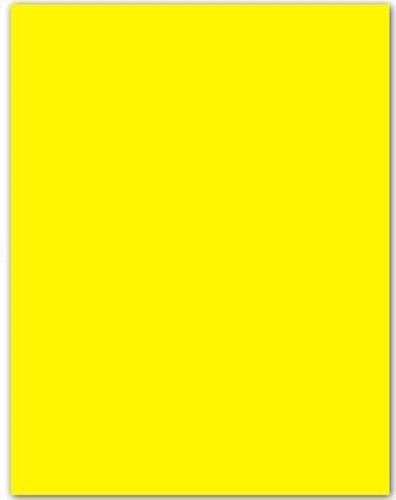Cartulina IRIS A4 185g amarillo canario Pack 50