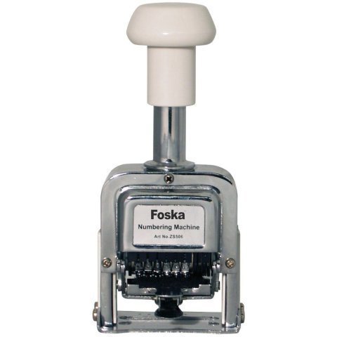 Numerador automtico FOSKA 6 bandas 5mm