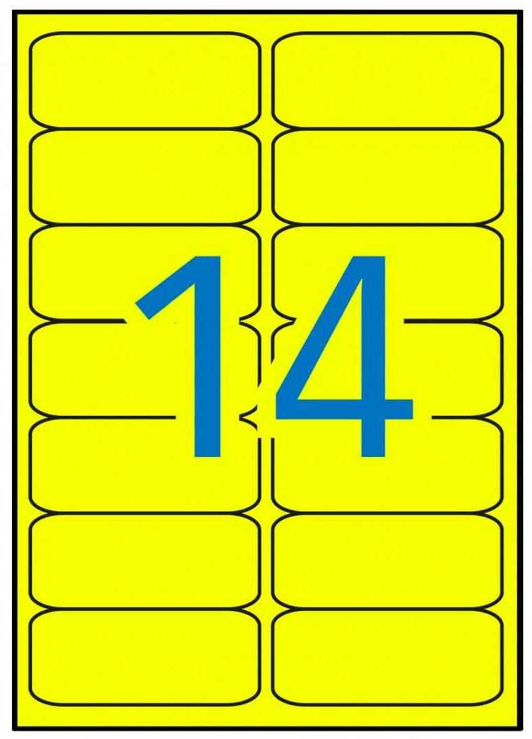 Etiqueta multifunción APLI  99,1x38,1mm amarillo 20h 