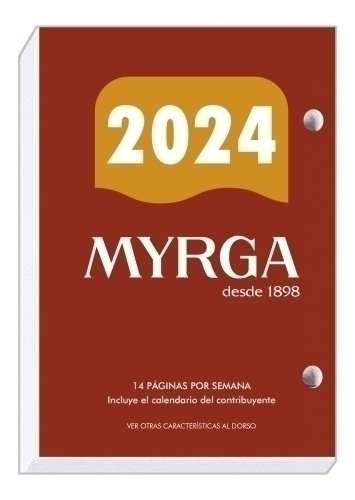 Taco Calendario Bloque MYRGA N2 2024