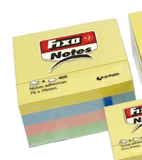 Cubo notas adhesivas FIXO 51x51 pastel 400 hojas