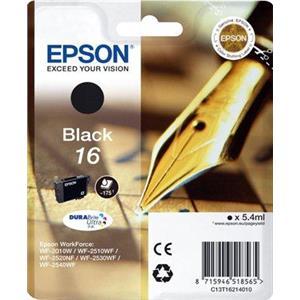 Tinta EPSON 16 negro C13T16214010 175 pginas