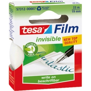Cinta adhesiva invisible TESA 33x19mm 57312