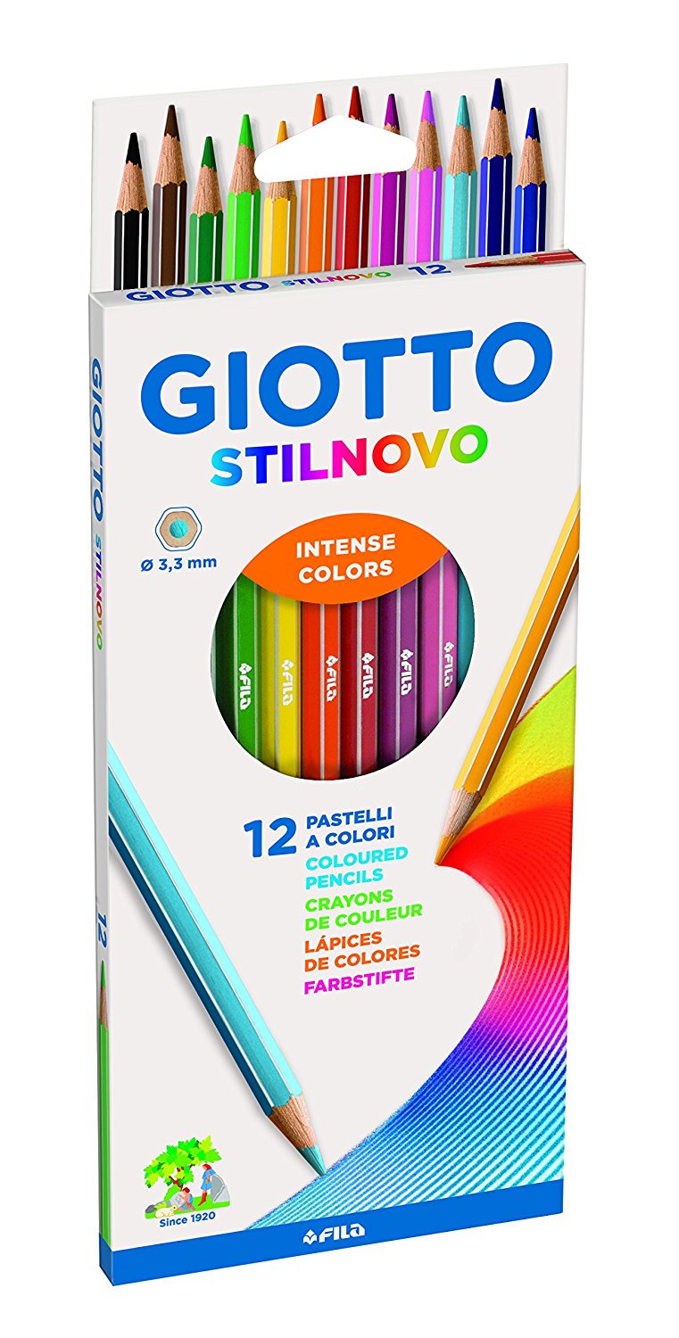 Lpiz color GIOTTO Stilnovo Surtido Caja 12 F256500