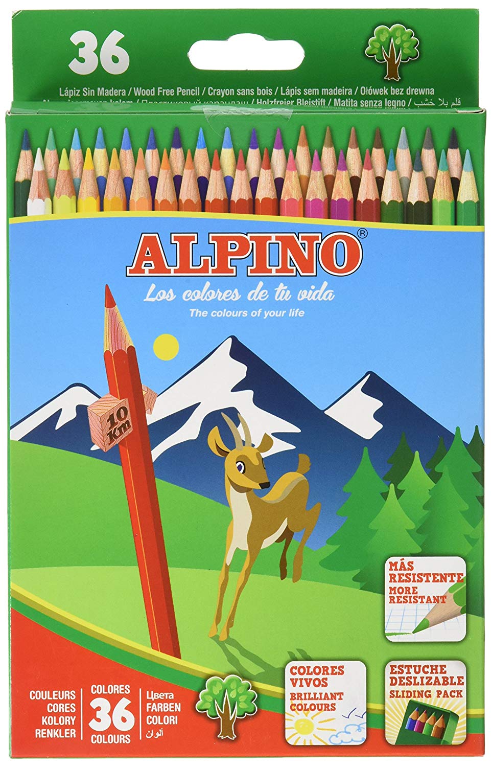 Lpiz color ALPINO  Surtido Caja 36 AL010600