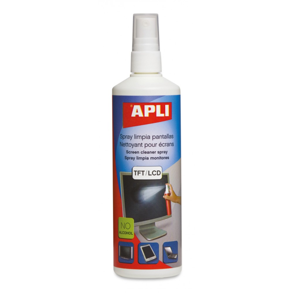 Spray limpiador APLI TFT/Plasma 250ml 11324