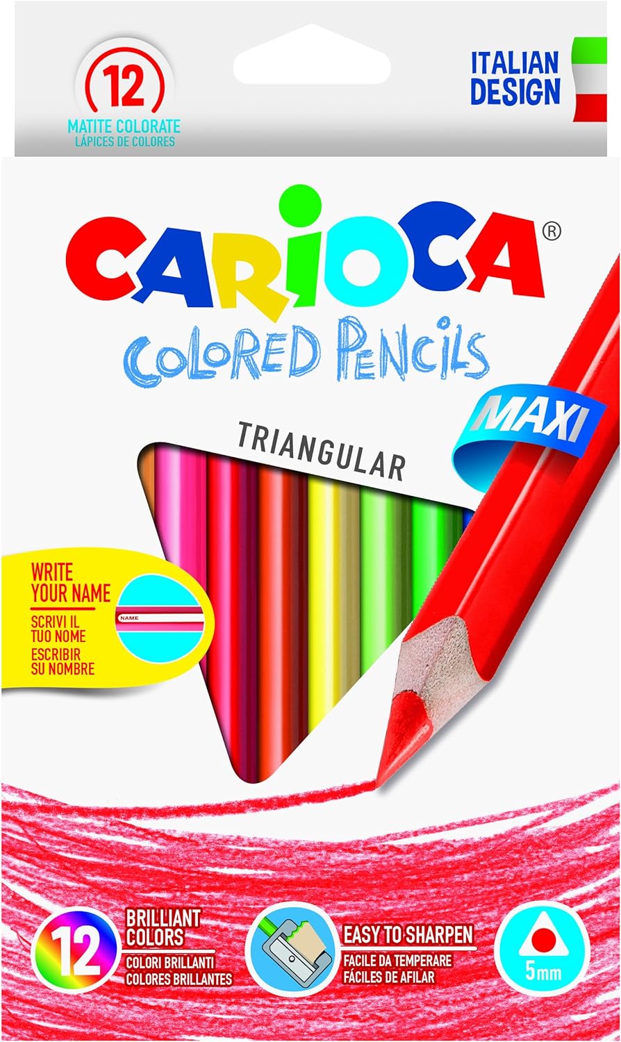 Lpiz color CARIOCA Jumbo triangulares Caja 12 42393