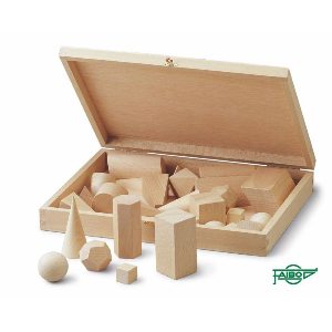 Cuerpos geomtricos madera FAIBO Caja 15 25-0