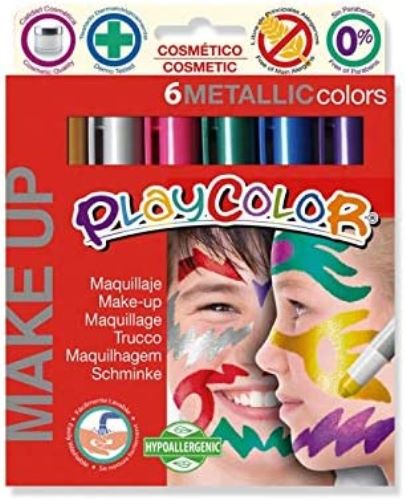 Maquillaje PLAYCOLOR Make-Up Metallic Packet 5g Caja 6