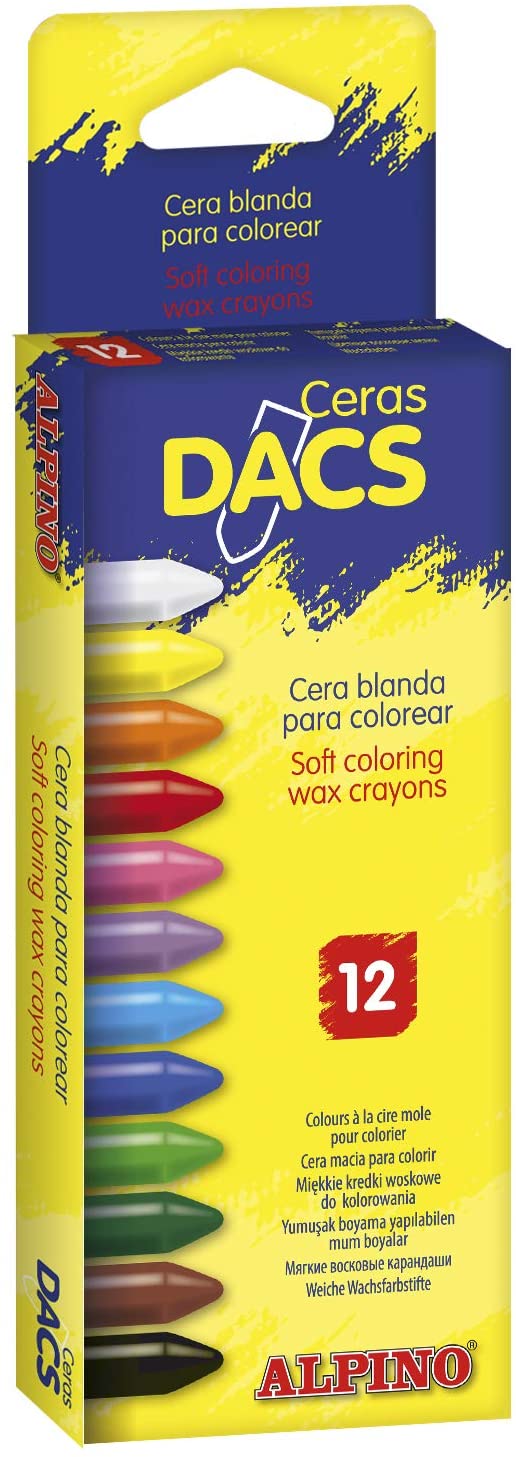 Ceras DACS blanda Caja 12 colores DA050290
