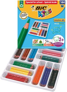 Lpiz color BIC Kids Evolution Triangle Schoolpack 144 