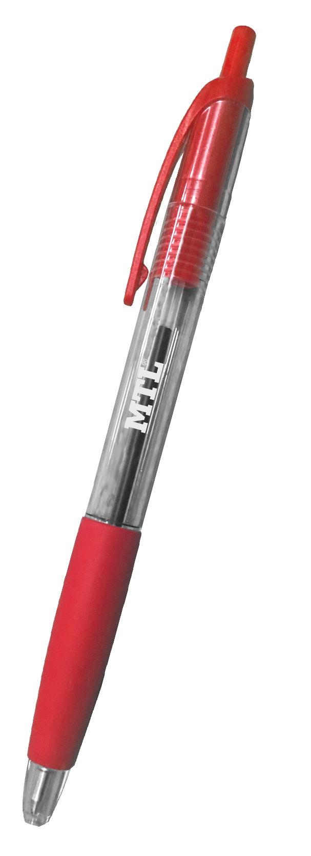Bolígrafo retráctil  MTL grip rojo 79592