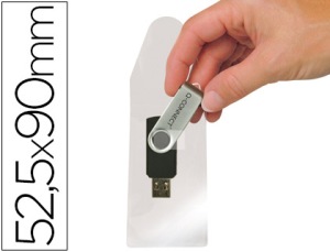 Funda autoadhesiva USB paquete 10