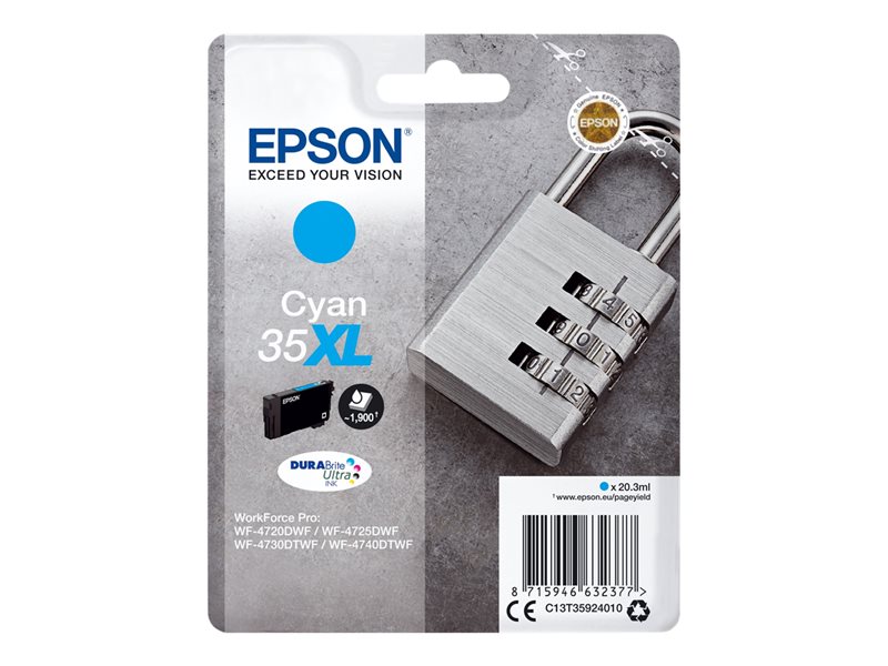 Tinta EPSON 35XL cyan C13T35924010 1.900 pginas
